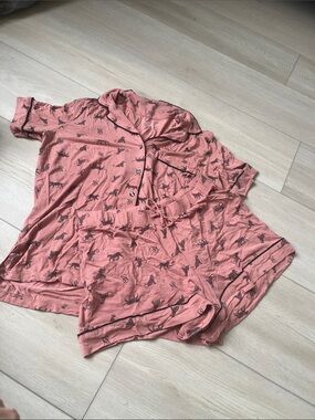 VS Animal Print Short Pajama Set